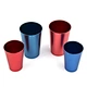 Multi Colored Aluminum Tumblers Cup